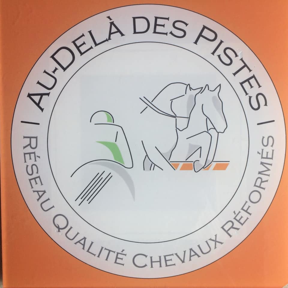 Logo au delà des pistes Réseau qualité chevaux réformés